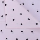 10 feuilles de papier de soie 50 x 70 cm Avec motif de cœurs sur fond rose Différentes couleurs Papier fleuri pour cadeaux, mariages et décorations DIY 1