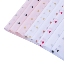 10 fogli di carta da imballaggio in seta 50 x 70 cm Con motivo a pois su fondo bianco Vari colori Carta da regalo e floreale elegante per decorazioni fai da te 2