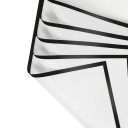 10 foi de hârtie de ambalaj rezistentă la apă 58 x 58 cm pentru flori cu margini aurii Ambalaj elegant pentru buchete Culori diverse Ideal pentru nunți și aniversări 26