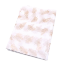 10 foi de hârtie de mătase pentru ambalare 50 x 70 cm cu motiv de frunze pe fundal alb Diverse culori Hârtie florală pentru cadouri DIY și decorațiuni de nuntă 2