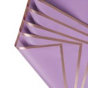 10 folhas de papel de embrulho à prova de água 58 x 58 cm para flores com bordas douradas Embalagem elegante para bouquets Cores variadas Ideal para casamentos e aniversários 24