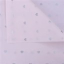 10 folhas de papel de seda 50 x 70 cm com padrão de corações em fundo rosa Várias cores Papel floral para presentes, casamentos e decorações DIY 3