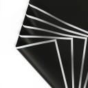 10 hojas de papel de regalo impermeable 58 x 58 cm para flores con bordes dorados Embalaje elegante para ramos Varios colores Ideal para bodas y cumpleaños 28