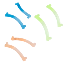 10 kpl Silikoni työkalu ripsien kohotukseen Pehmeä joustava apuväline ripsien kestoon Kiinnitys ja muotoilu kierretyille ripsille Värilliset työt 2