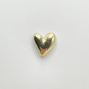 10 ks doplňky na crocs metalová srdíčka dekorace na obuv lesklý kovový design ozdoby do děr bot s hladkým povrchem 1