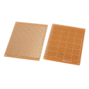 10 ks Jednostranné univerzální nepájivé desky plošných spojů 5 x 7 cm PCB Protoboard Tloušťka 1,6 mm Rozteč otvorů 2,54 mm Otvor 1,0 mm DIY sada pro pájení 2