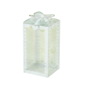 10 ks Priehľadné PVC krabičky 15 x 8 x 8 cm Plastové darčekové boxy s mašľou a srdiečkami Svadobné balenie cukroviniek Vianočné obaly na dary Elegantné dekoratívne krabice 1