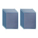 10 ks prototypová deska plošných spojů 7 x 9 cm Oboustranné univerzální PCB desky pro pájení DIY elektronické projekty Vývoj a testování obvodů 1