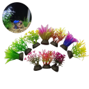 10 ks Umelé morské riasy do akvária 5,5 x 2 cm Realistické akvarijné rastliny Bezúdržbová dekorácia Bezpečné pre ryby Vhodné do nádrží 4