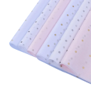 10 listů hedvábného balicího papíru 50 x 70 cm Zlaté tečky na růžovém podkladu Elegantní dárkový papír pro svatby, narozeniny a kreativní DIY dekorace 2