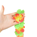 10 pcs Colar de flores havaianas de plástico com flores artificiais para o pescoço Decoração de Verão Tropical Casamento Aniversário Festa 2