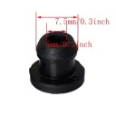 10 pcs de passe-câbles noirs 7,5x5 mm résistants à la chaleur protections efficaces contre les rayures accessoires de caravane pièces pour camping-car 2