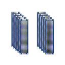 10 pcs placa de protótipo de circuito impresso 2 x 8 cm Placas PCB universais de dupla face para soldagem projetos DIY Circuitos eletrónicos 1