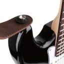 10 pezzi di chiusure in gomma per cinghia per chitarra elettrica e basso Sicurezza professionale della cinghia Colore neutro Protezione 8