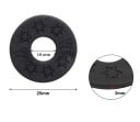 10 pièces de Verrous en caoutchouc antidérapants pour sangle de guitare Fixation sécurisée de la sangle contre le glissement Accessoires 5