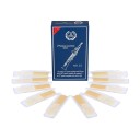 10 Pieces of Reeds for Soprano Saxophone 8 x 1.6 x 0.37 cm Size 2.5 Medium Hardness Cane Musical Instrument Accessories Suitable for Bb Tuning 1