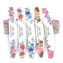 10 pz Lime professionali per unghie 17,8 x 2,8 x 0,2 cm Lima in legno con carta abrasiva Per manicure e pedicure 1