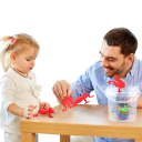 10 pz rane saltellanti giocattolo per bambini Gioco interattivo genitore-bambino Sviluppo motorio Rane carine Colori casuali Regalo 7