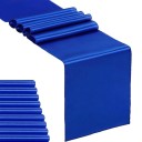 10 pz runner in satin per tavolo 30,5x273 cm Decorazioni in seta per matrimoni feste di compleanno banchetti elegante decorazione 4
