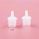 10 pz Testine applicative di ricambio per colla Diametro 1 cm Dosaggio preciso Colla per ciglia Punte cosmetiche di ricambio 4