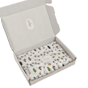 10 Sheets of Silk Wrapping Paper 20 x 35 cm Christmas Lantern Pattern White Paper with Winter Motifs of Trees, Stars and Bulbs for Gifts 6