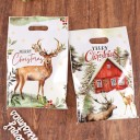 10 st julklappspåsar i plast 16,3 x 25 cm Gåvpåsar med olika motiv för små presenter, godis, kakor och julöverraskningar 4