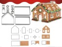 10 stk Gingerbread House Cookie Cutter Sæt 2