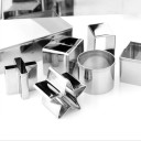 10 stk Gingerbread House Cookie Cutter Sæt 5