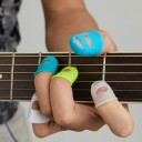 10 stk Silikonefingerbeskyttere Bløde beskyttelsesovertræk til fingre for guitarister Klaver- og strengeinstrumenter Behageligt spil uden smerte 2
