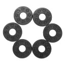 10 Stück Gummi-Gitarrengurtschlösser, Sicherheitspads, Anti-Rutsch-Gurthalter, Gitarrenzubehör, Instrumentenschutz 3