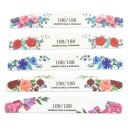 10 Stück Professionelle Nagelfeilen 17,8 x 2,8 x 0,2 cm Holzfeile mit Schleifpapier Für Maniküre und Pediküre 2