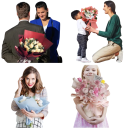 10 Stück Seidenpapier 50 x 66 cm Blumendesign Papier zum Verpacken von Sträußen Geschenk- und Hochzeitsdekorationen Verschiedene Farben für Floristen 3