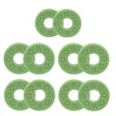 10 stuks Antislip rubberen sloten voor gitaarband Veilige bevestiging van de band tegen afglijden Gitaaraccessoires voor elektrische en akoestische gitaren 6