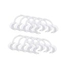 10 stuks C-vormige tandheelkundige wangretractors plastic 118 x 85 mm mondopeners voor tandheelkundige behandelingen en reparaties 1