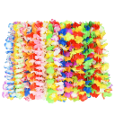 10 τεμάχια Χαβανέζικος λουλουδένιος στεφάνης κολιέ Τεχνητά λουλούδια γύρω από το λαιμό Καλοκαιρινός Τροπικός Γάμος Γενέθλια Διακόσμηση Πάρτι Διαφορετικά χρώματα 3