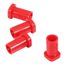 10 uds Tapón para pegamento 10 x 8 mm Con espiga contra el secado Tapones de pegamento contra el bloqueo de la boquilla dosificadora con espigas rojas 2