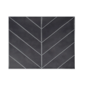10 unidades de azulejos autocolantes 29 x 23 cm efeito 3D azulejos à prova de água em forma de V decoração de parede para a cozinha e casa 3