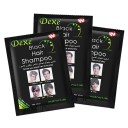 10 unidades de Dexe Fast Champú Colorante para Cabello 25 ml Champú Natural para Cabello Negro en 5 Minutos, Coloración Herbal Negra, Aplicación 2