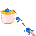 10 unidades de rãs saltitantes brinquedo para crianças Interação pais-filhos jogo interativo Desenvolvimento motor Rãs adoráveis Cores aleatórias 8