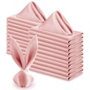 10 unidades Servilletas de satén 30 x 30 cm Poliéster Servilletas de tela brillantes para bodas celebraciones banquetes Servicio de mesa 3