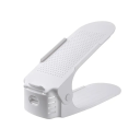 10 unidades Soporte doble para zapatos 25,5 cm Organizador ajustable para armario Soporte de plástico para zapatos para ahorrar espacio Estante para zapatos 5