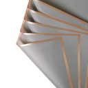 10 vellen waterdicht inpakpapier 58 x 58 cm voor bloemen met gouden randen Elegante verpakking voor boeketten Verschillende kleuren Ideaal voor bruiloften en verjaardagen 21