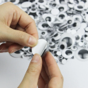 100 buc Ochi mobili autoadezivi 7 dimensiuni 5–30 mm Ochi din plastic pentru creație Lucru manual Decorațiuni seturi creative DIY 2