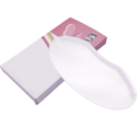 100 buc. scuturi de față de unică folosință Protecții pentru vopsirea părului, tuns, spălare, coaforii, frizerii și saloane cosmetice 1