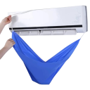 100 cm Reinforced Cleaning Bag for Air Conditioning PVC Cover with Drain Hose Home Tool for Split Wall-Mounted Air Conditioners 1-1.5P 2