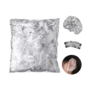 100 de bucăți protecții de urechi de unică folosință impermeabile pentru vopsirea părului Capace elastice din plastic transparente pentru urechi Acoperiri de protecție împotriva apei și vopselei 6