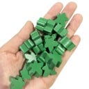 100 fa figura 16 x 16 mm Pótló figurákok társasjátékokhoz Különböző színek 8