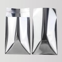 100 kpl muovisia kiiltäviä suljettavia pusseja 8×13 cm harmahopeisia liimattavalla nauhalla korujen ja pienten lahjojen pakkaamiseen 5