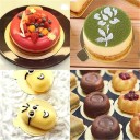 100 pcs Assiettes en papier pour gâteaux 6