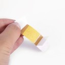 100 pcs de pansements imperméables marron 4 tailles Pansements corporels avec coussin Protéger respirant stérile pour les blessures Sans latex 3